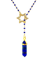 Lapis Point Star Necklace