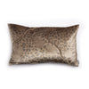 Eucalyptus Leopard Cobble Signature Velvet Pillow