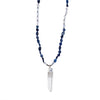 Kyanite and Clear Quartz Point Necklace