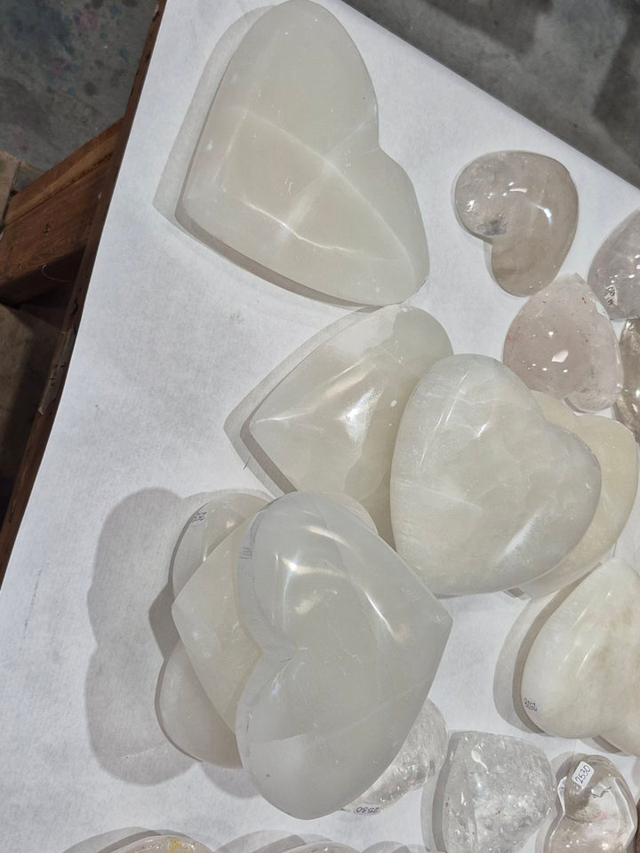 Selenite XL Hearts 2528
