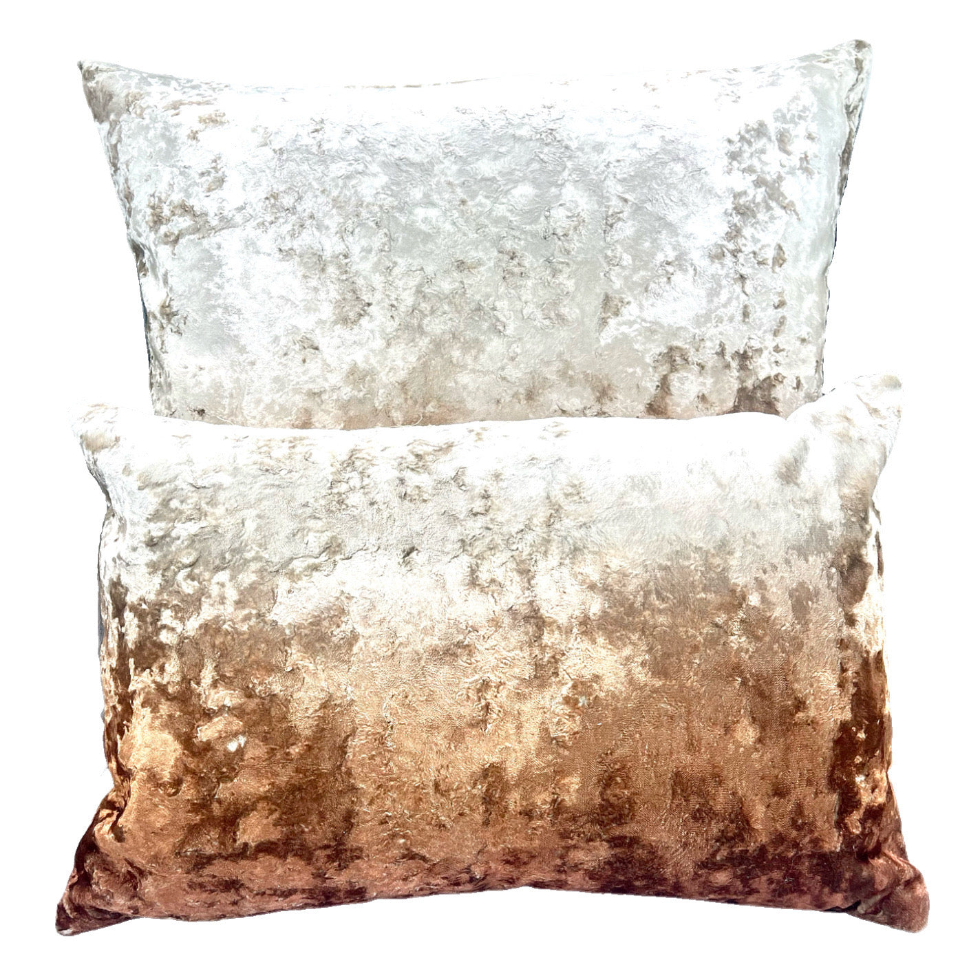 Crushed Velvet Ombre Sunset Ivoire