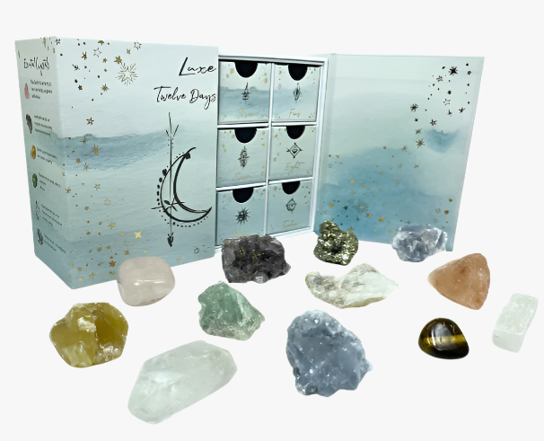 12 Days Of Amethyst Crystals by Aviva Stanoff Designs