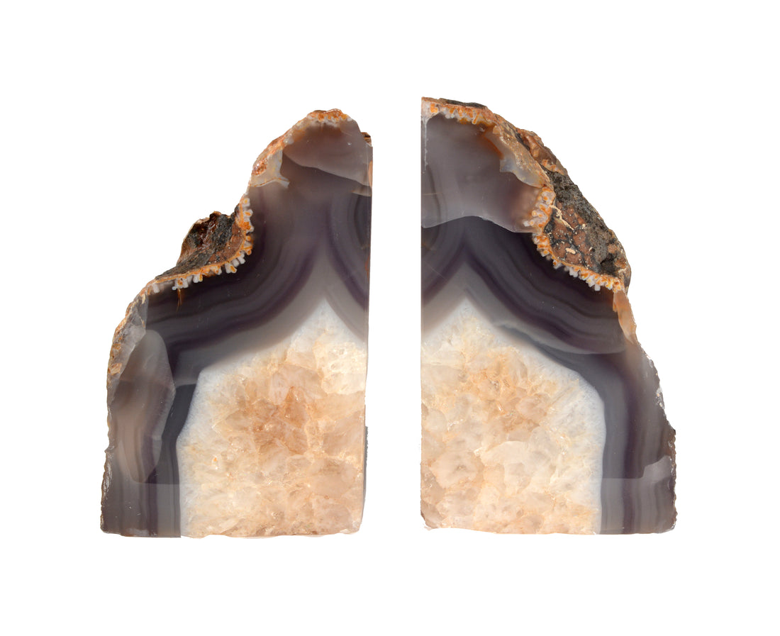 Agate Bookends XL