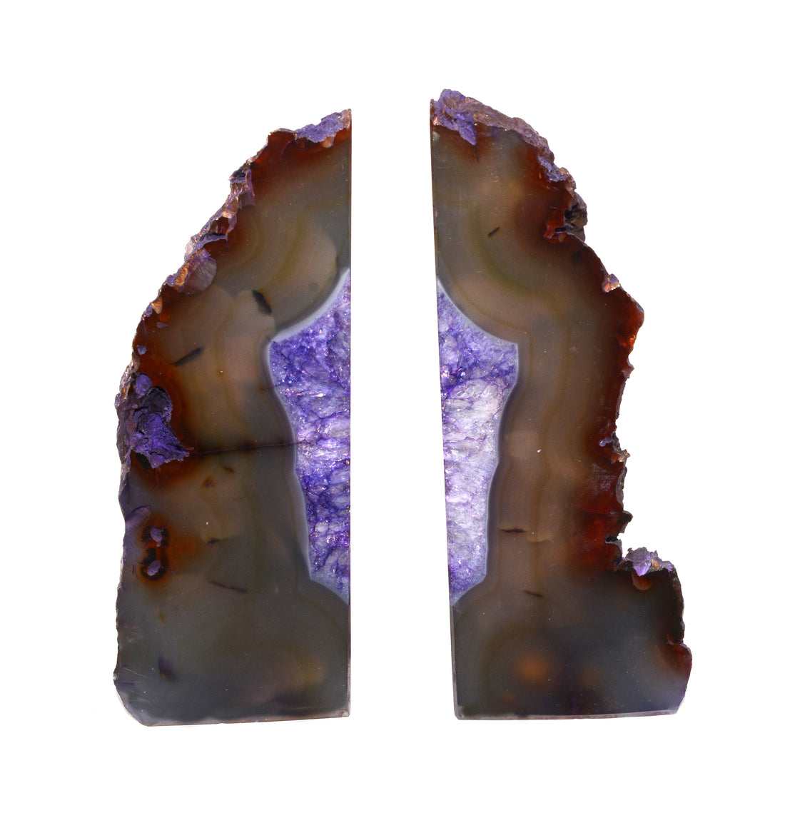 Agate Bookends XL