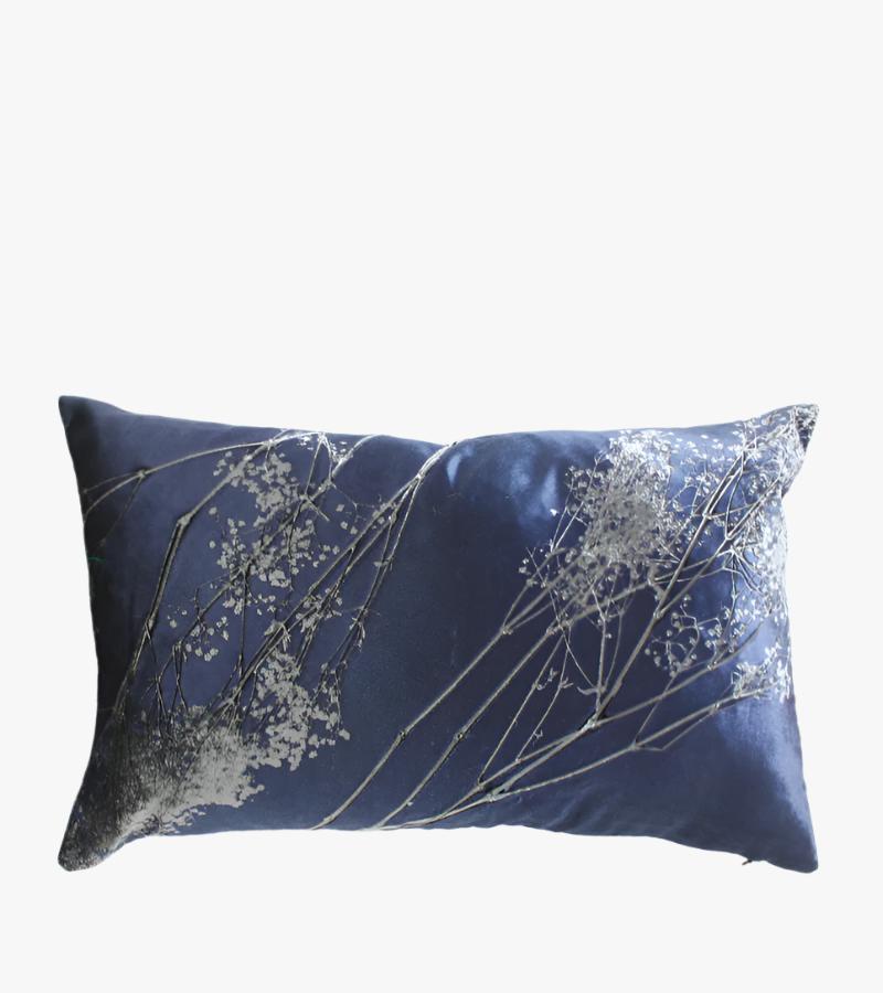 Baby's Breath Twilight on Ivoire Signature Velvet Pillows