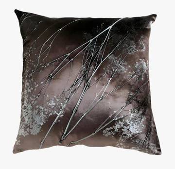 Baby's Breath Kohl on Cobble Signature Velvet Pillows