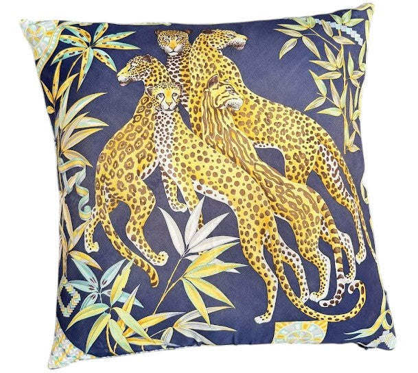 Vintage Designer Silk Pillow 982