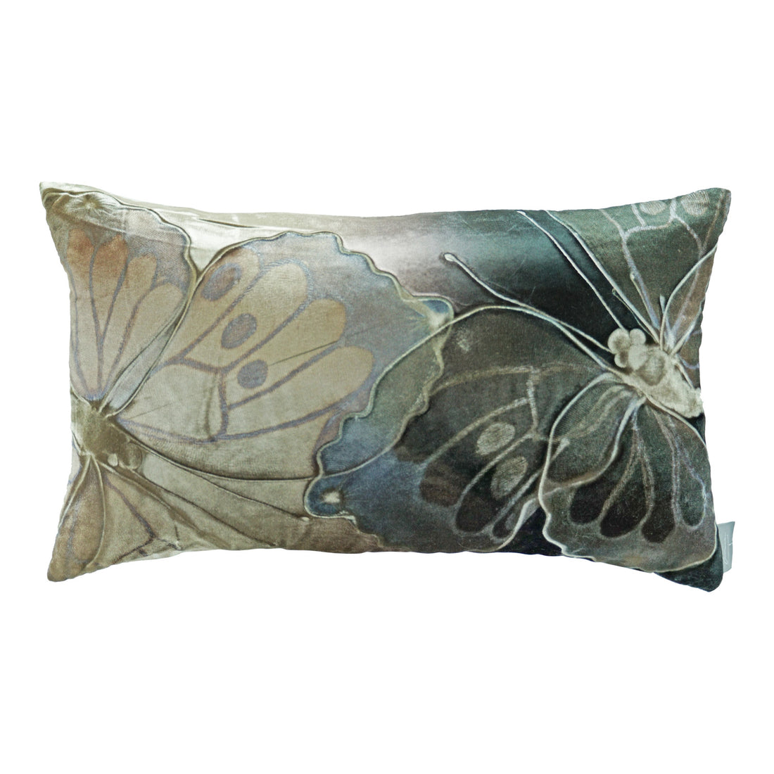 Monarch Ombre Malachite on Cobble Signature Velvet Pillows