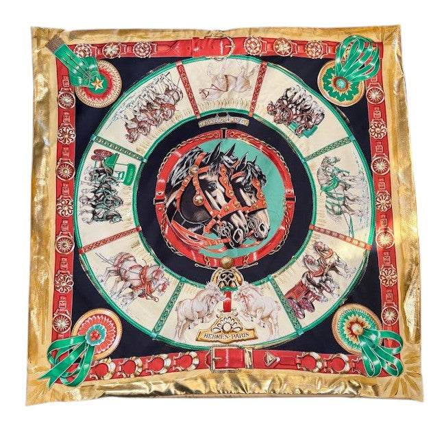 Vintage Designer Silk Pillow 679