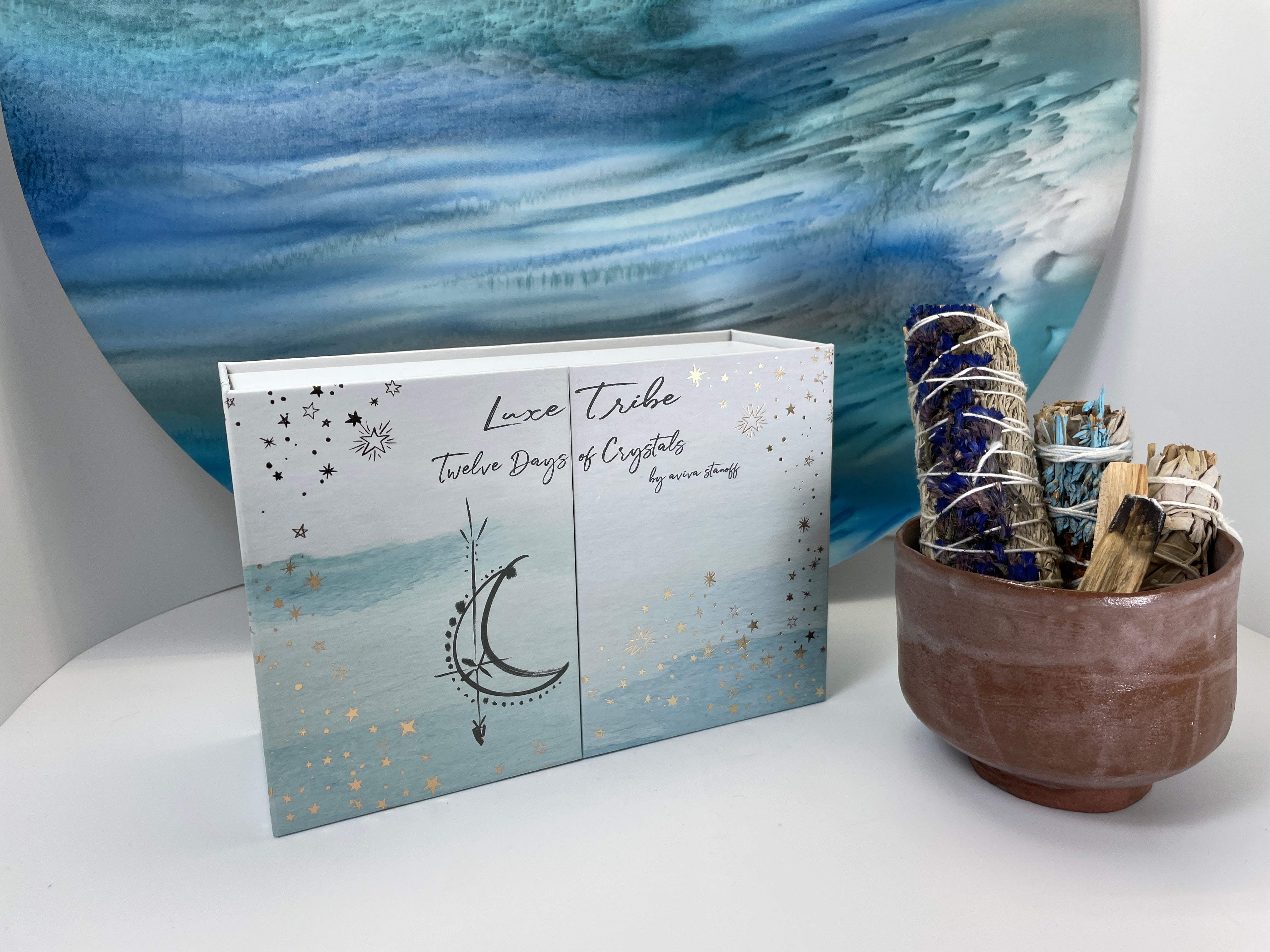 12 Days Of Amethyst Crystals by Aviva Stanoff Designs