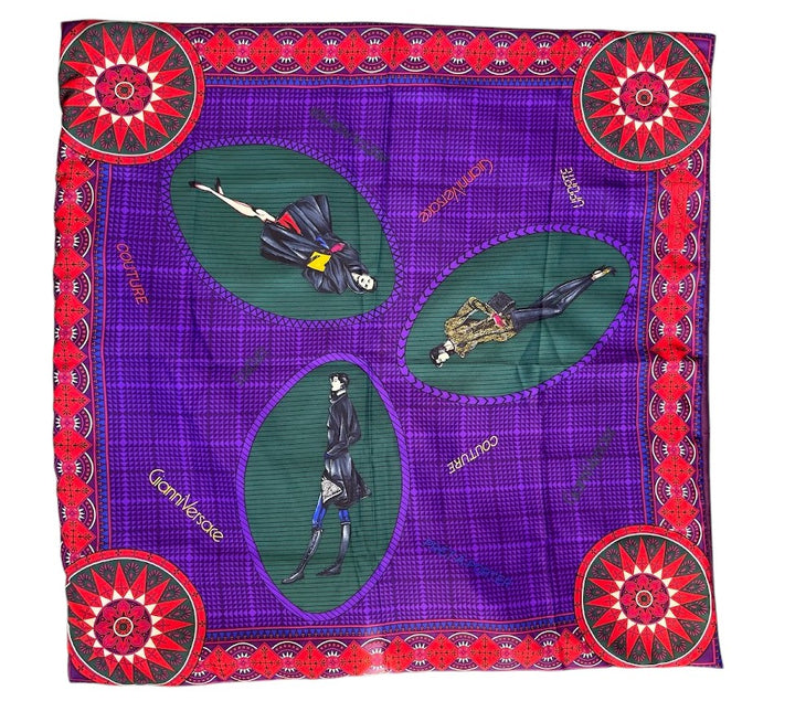 Vintage Designer Silk Pillow 680