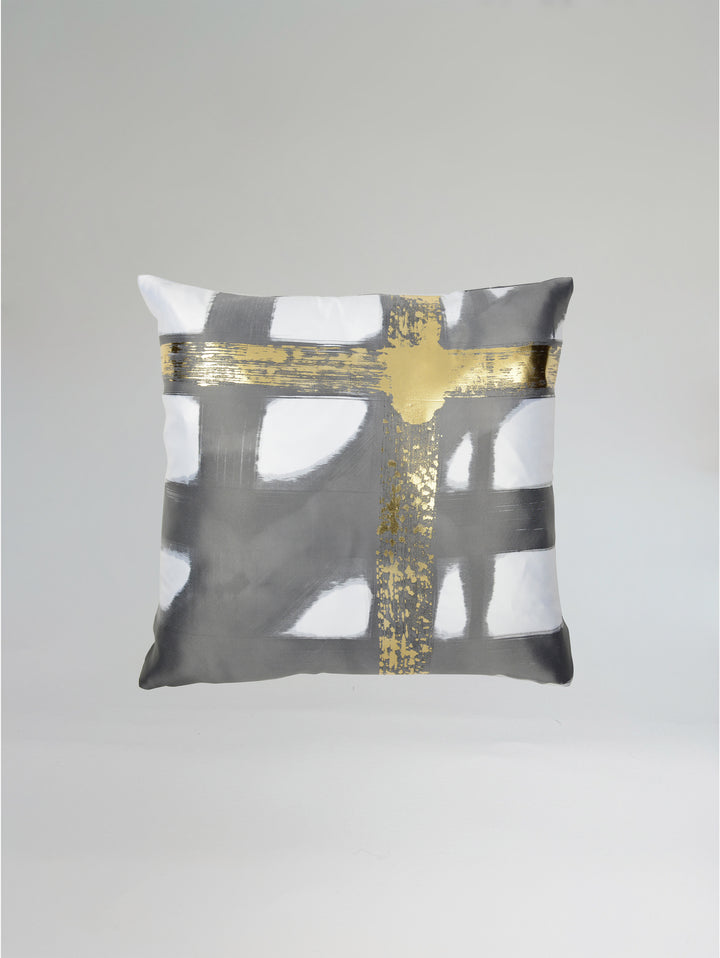 Mod Art Grid White Gold