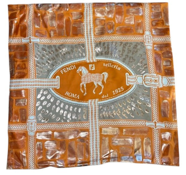 Vintage Designer Silk Pillow 671