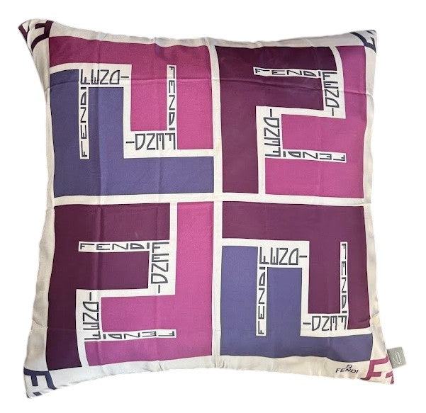 Vintage Designer Silk Pillow 988