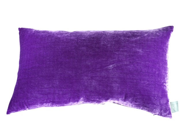 Purple| Solid Silk Velvet Collection | Pillow