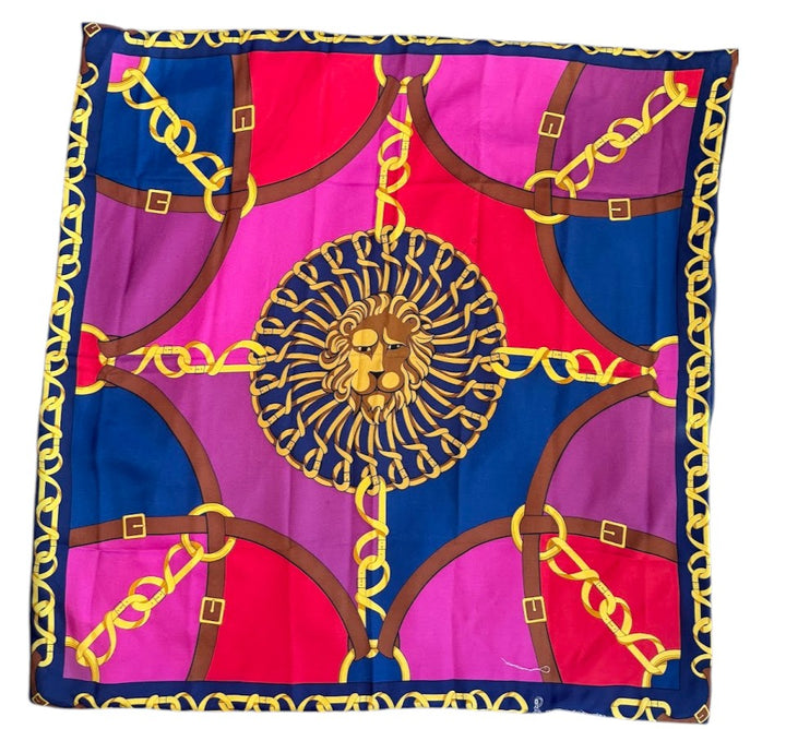 Vintage Designer Silk Pillow 685