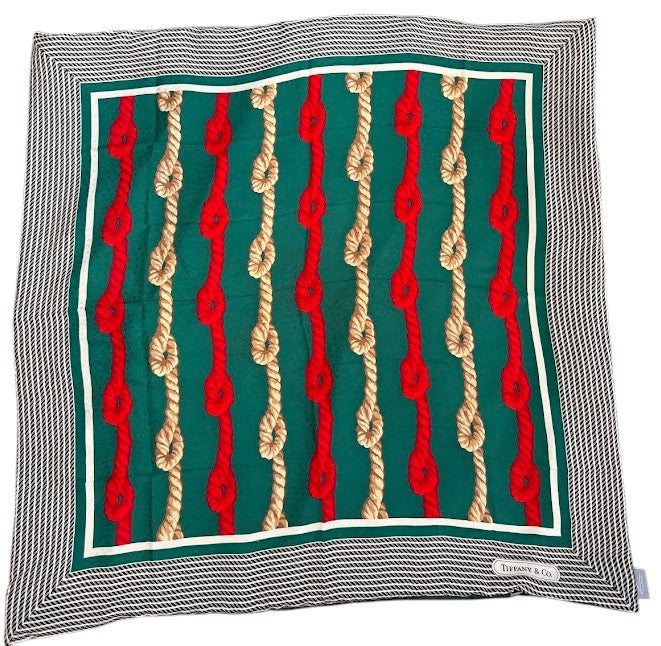 Vintage Designer Silk Pillow 676
