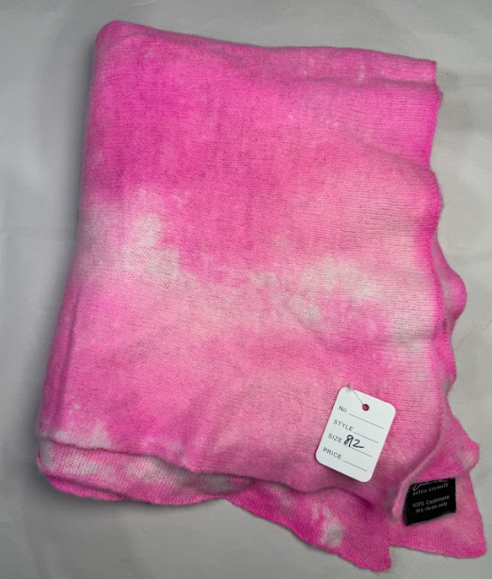 OOAK Hand-Dyed Signature Cashmere Scarf 812