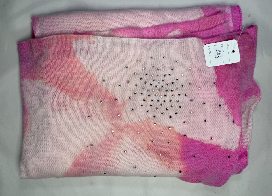 OOAK Hand-Dyed Signature Cashmere Scarf 803