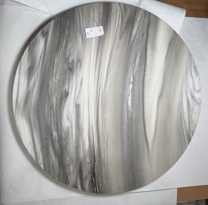 Hand Painted 30" Moon 1141
