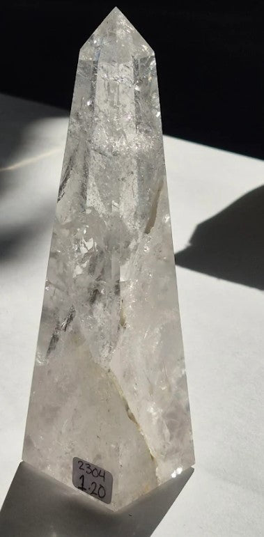 Clear Quartz Obelisk 1lb  7" 2304