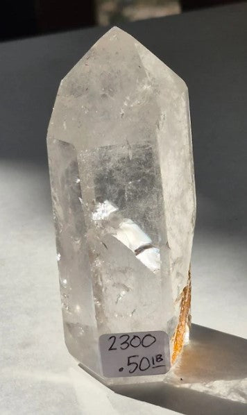 Clear Quartz Point .5lb 2x1.5x4"  2300