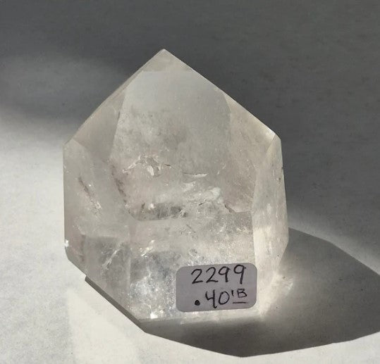 Clear Quartz Point .5lb 2x2x2.5"  2299