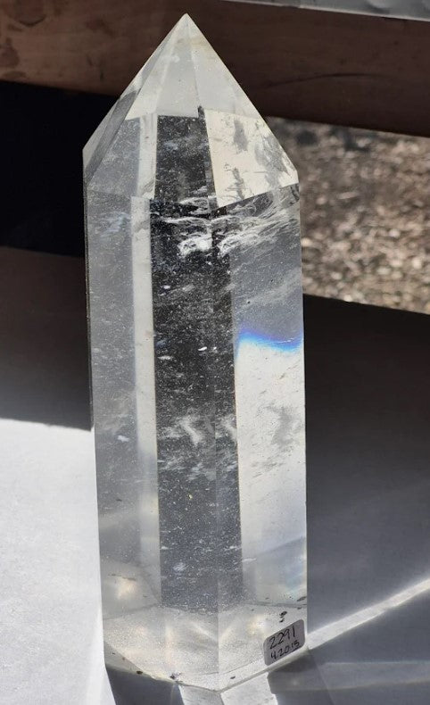 Clear Quartz Point 4.2lbs 3x3x9"  2291