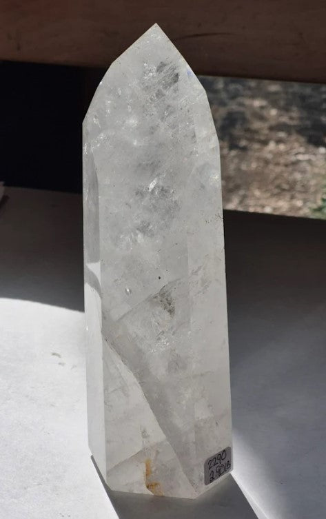 Clear Quartz Point 2.9lbs 3x2x8"  2290