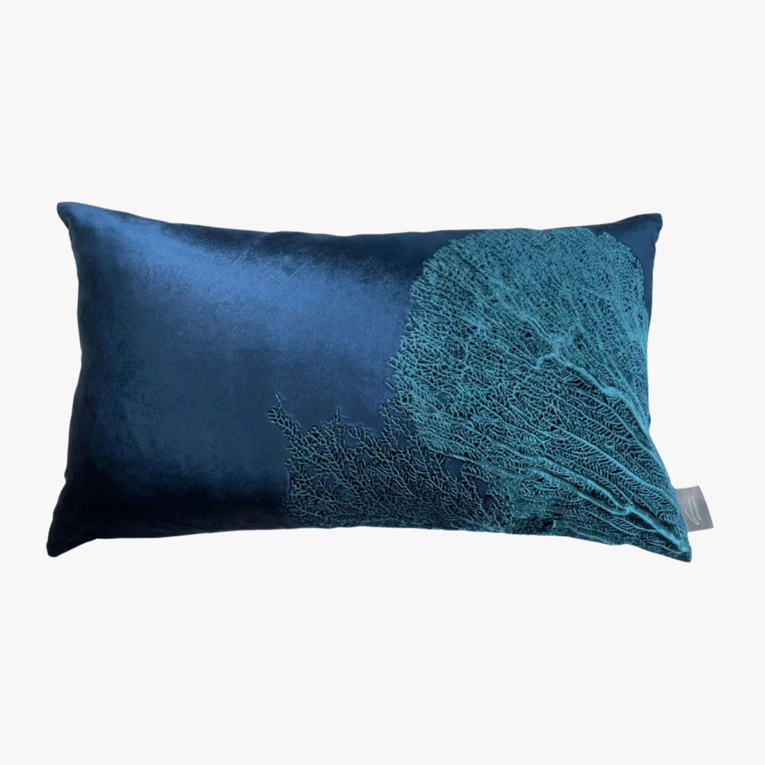 Sea Fan Azure Signature Velvet Pillows