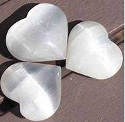 Selenite Crystal Heart