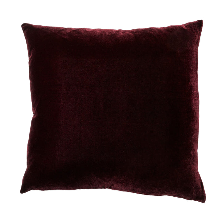 Eggplant | Solid Silk Velvet Collection | Pillow