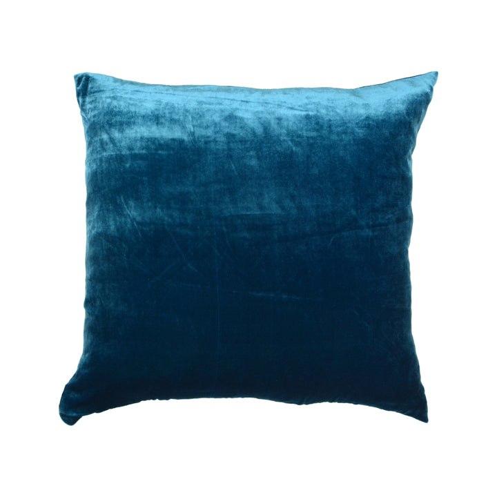 New Teal | Solid Silk Velvet Collection | Pillow