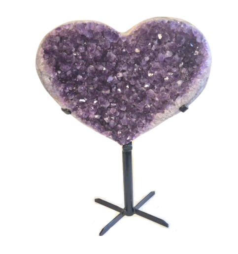 Trophy Amethyst Heart 29.3lbs 16"x4"x21.25" 2174