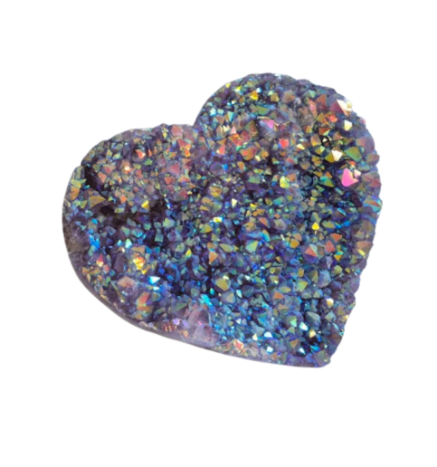 Amethyst Aura Heart 10.9lbs 11"x4"x10.5" 2181