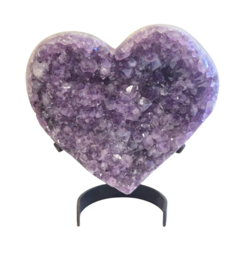 Trophy Amethyst Heart 10.7lb 10.5"x3"x10" 2177