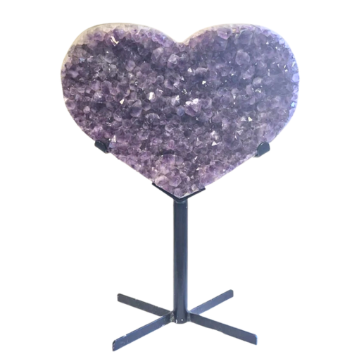 Trophy Amethyt Heart 69.7lbs 21.5x4x28"  2200