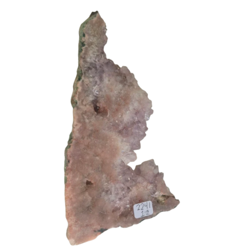 Pink Amethyst Slab 1lb 7x4x1"  2241