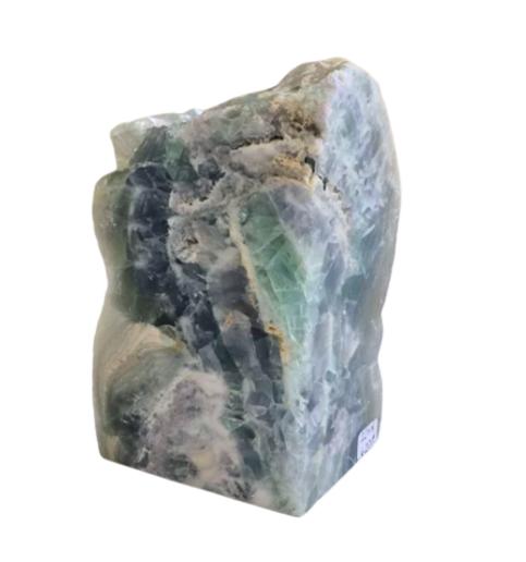 Fluorite Semi Polished Chunk 6.2lbs 5x3x7"  2254