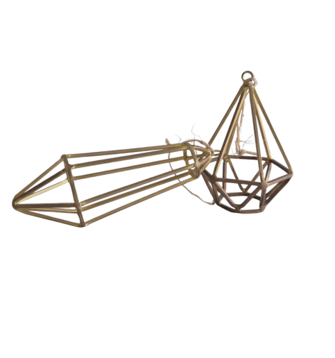 Jen Hangings in Brushed Gold (set of 2) 2392