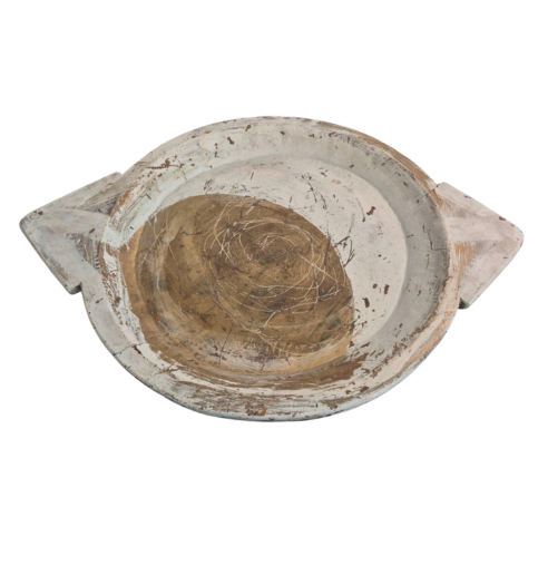 Wooden Display Bowl 20x22x2.5"  2406