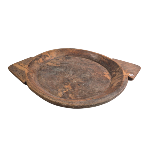 Wooden Display Bowl 26.5x20x2.5"  2410
