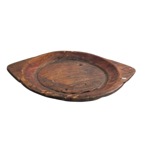 Wooden Display Bowl 26.5x20.5x2.5"  2411