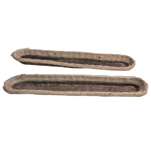 Wood Display Baskets 33x6x3"  2Pcs Set  2423