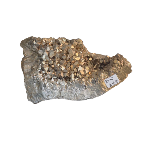 Gold and Silver Amethyst 2.1lbs  2440