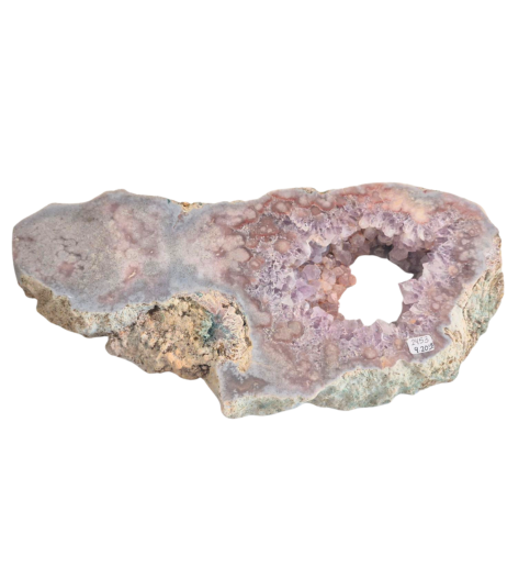 Pink Amethyst Slab 9.2lbs 16x7x1.5"  2453