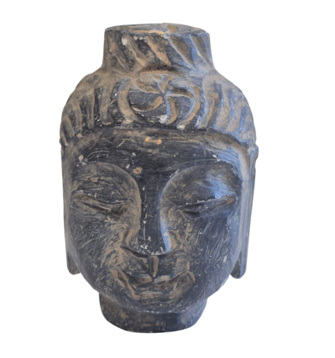 Stone Buddah Head 3.2lbs 2487