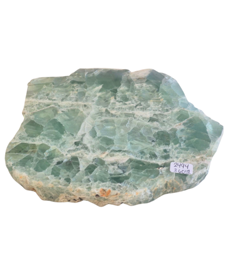 Fluorite Slab 3.6lbs 7.75x7.5x1"  2494