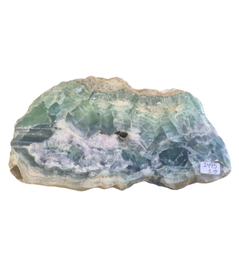 Fluorite Slab 3lbs 8.75x5.5x1" 2495