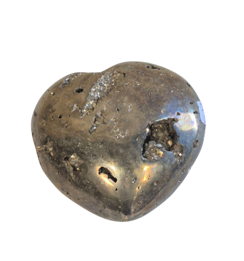 Pyrite Heart 2.5lbs 4x3.5x2.5"  2502
